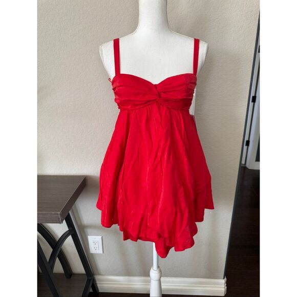 NWT American Threads Suki Twist Babydoll Mini Dress XS - Picture 3 of 10